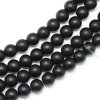 Black stone frosted 6 mm