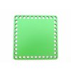 Dřevěný výřez čtverec 20cm zelený