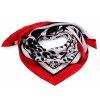 Saténový šátek leopard 70x70 cm