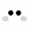 Oči glitrové s pojistkou 12 mm