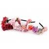 Čelenka do vlasů s květy (Balení 1 ks, Varianta 1 pudrová)