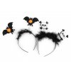 Čelenka do vlasů - Halloween, čarodějnice (Balení 1 ks, Varianta 1 černá netopýr)