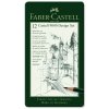 Umělecké grafitové tužky Faber-Castell 9000 Design Set 119064 12 ks kovová krabička