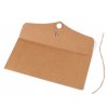 Papírová obálka k dotvoření 11x22 cm (Balení 1 ks, Varianta hnědá přírodní)