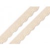 Bavlněná krajka paličkovaná šíře 15 mm (Balení 27 m, Varianta 4 režná)