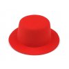 Mini klobouček / fascinátor k dozdobení Ø13,5 cm (Balení 1 ks, Varianta 1 černá)