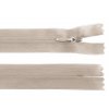 Spirálový zip skrytý No 3 délka 30 cm dederon (Balení 1 ks, Varianta 307 krémová)