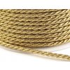 Šňůra kroucená s lurexem Ø3 mm (Balení 20 m, Varianta 2 stříbrná)