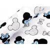 Bavlněná látka / plátno Mickey / Minnie Mouse (Balení 1 m, Varianta 2 (131) bílá červená)