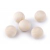 Dřevěné kuličky Ø25 mm (Balení 100 ks, Varianta přírodní sv.)