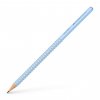 Grafitová tužka Faber-Castell GRIP 2001, 2 = B, nebesky modrá