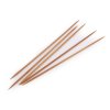 Bambusové ponožkové jehlice č. 2; 2,5; 3; 3,5; 4,5 (Balení 1 sada, Varianta 1 (2 mm) bambus tmavý)