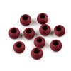 Plastové korálky matné s velkým průvlekem / plavkové 10x12 mm