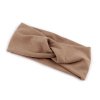 Dámská čelenka soft fleece křížená (Balení 1 ks, Varianta 1 krémová světlá)