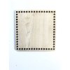 Dřevěný výřez čtverec 34cm jasan oboustranný- 2.JAKOST SE SLEVOU