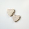 Dřevěný výřez malý- srdce 3