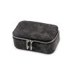 Malá šperkovnice na zip 8x13x6 cm (Balení 1 ks, Varianta 1 šedá tmavá)