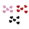 Nažehlovačka srdce (Balení 10 ks, Varianta 1 růžová sv.)