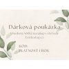 Dárkový poukaz na 500 Kč