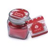 Malá vonná svíčka ve skle s jmenovkou 28 g (Balení 1 ks, Varianta 21 (Cranbery Caramel) červená světlá)