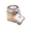 Malá vonná svíčka ve skle s jmenovkou 28 g (Balení 1 ks, Varianta 21 (Cranbery Caramel) červená světlá)