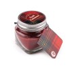 Malá vonná svíčka ve skle s jmenovkou 28 g (Balení 1 ks, Varianta 21 (Cranbery Caramel) červená světlá)