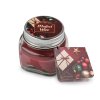 Malá vonná svíčka ve skle s jmenovkou 28 g (Balení 1 ks, Varianta 21 (Cranbery Caramel) červená světlá)