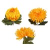 Umělá chryzantéma (Balení 1 ks, Varianta 1 (Ø12 cm) žlutá zavřená)