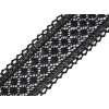 Krajka / vsadka paličkovaná šíře 70 mm (Balení 13.5 m, Varianta 3 černá)