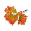 Umělé listy na drátku 10 ks (Balení 1 svaz., Varianta 1 oranžovožlutá)