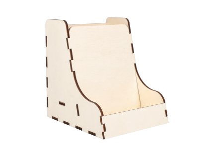 Dřevěný stojan na letáky A6 a vizitky