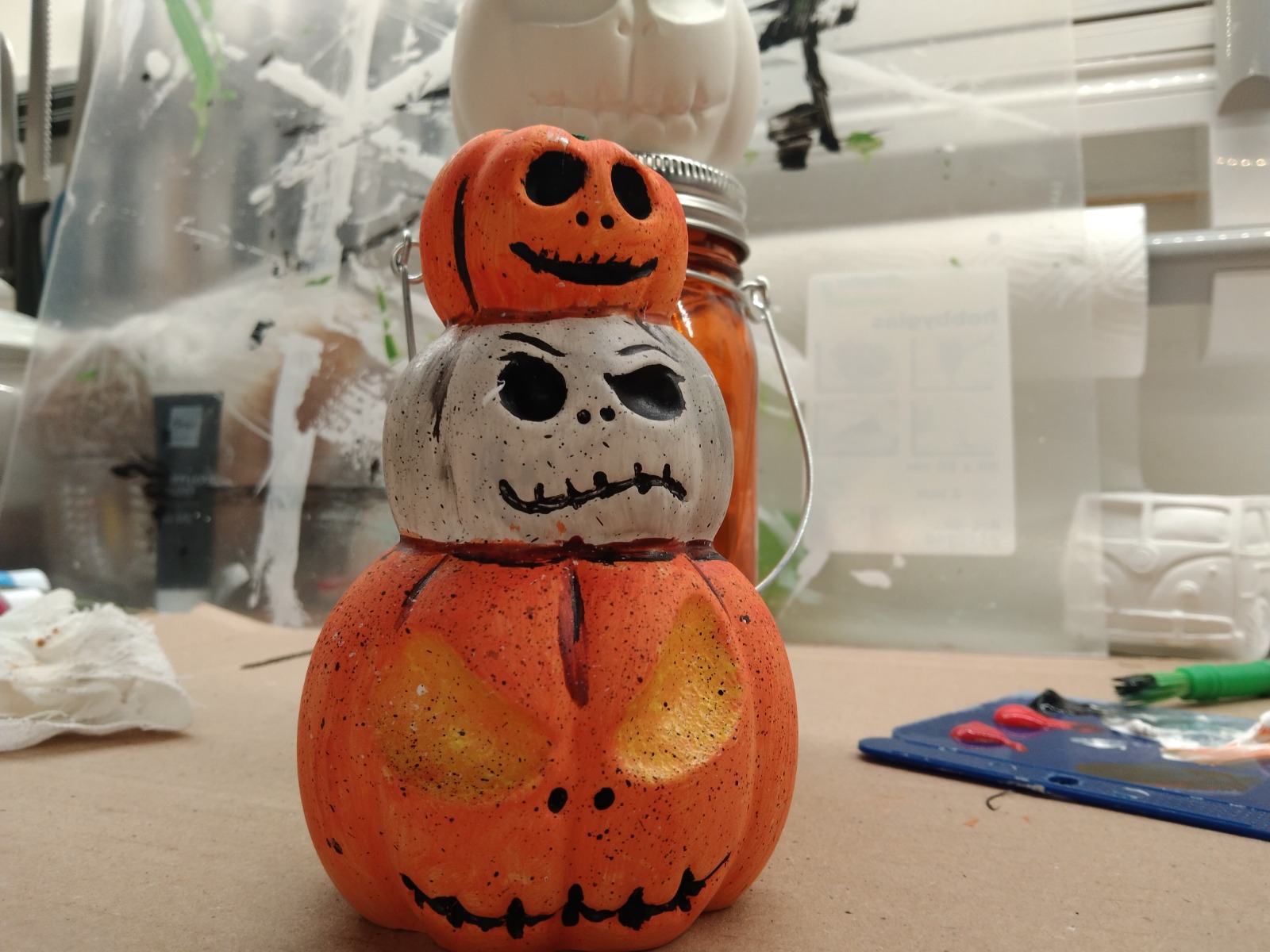 Inspirace – malování dřevěných ptáčků