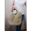 Háčkovaná SHOPPER  BAG - béžová