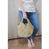 Háčkovaná SHOPPER  BAG - béžová