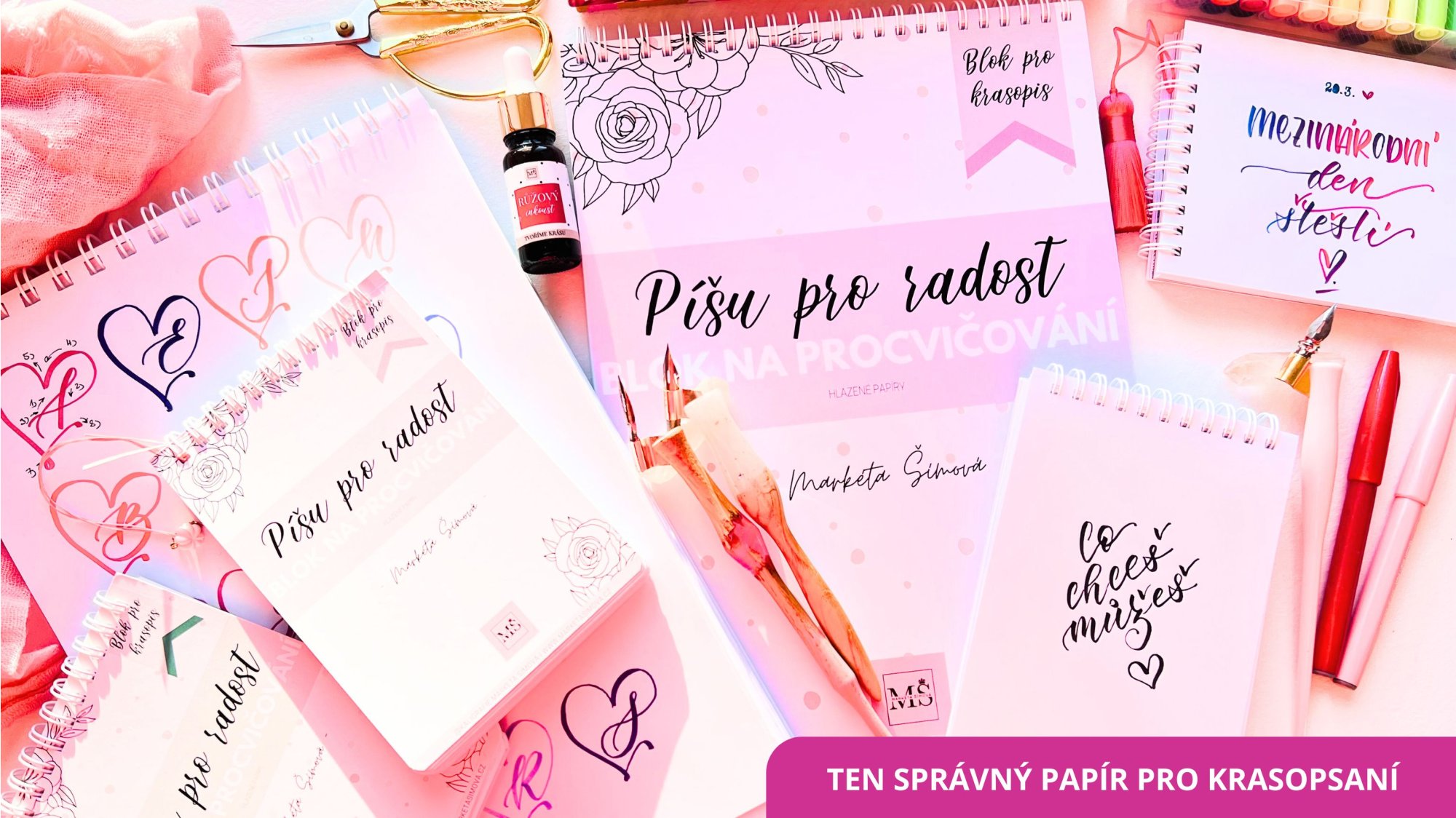 TEN SPRÁVNÝ PAPÍR PRO MODERNÍ KALIGRAFII