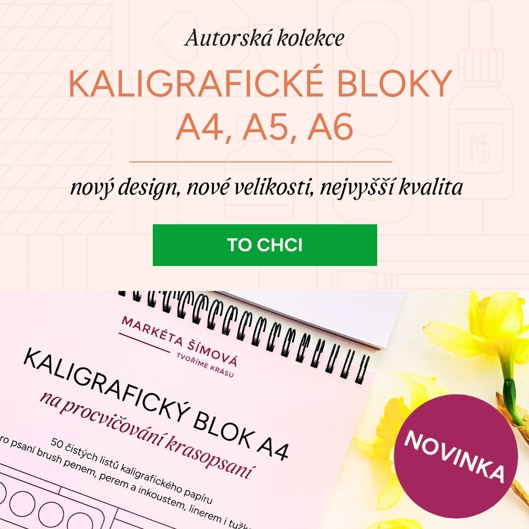 Kaligrafický blok A4