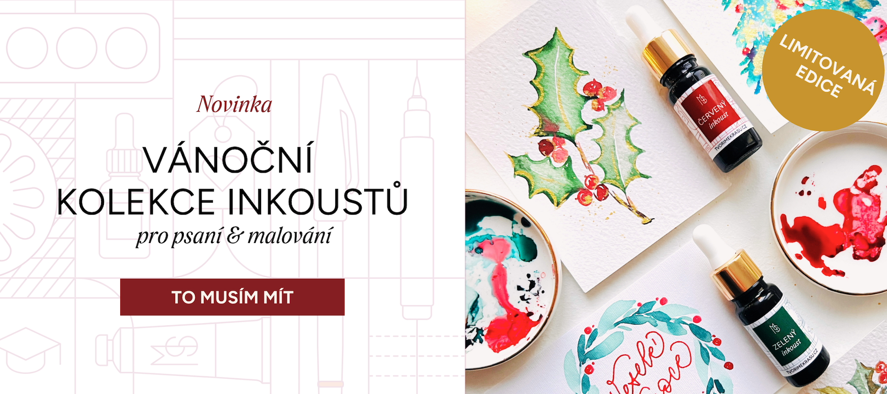 Vánoční kolekce inkoustů