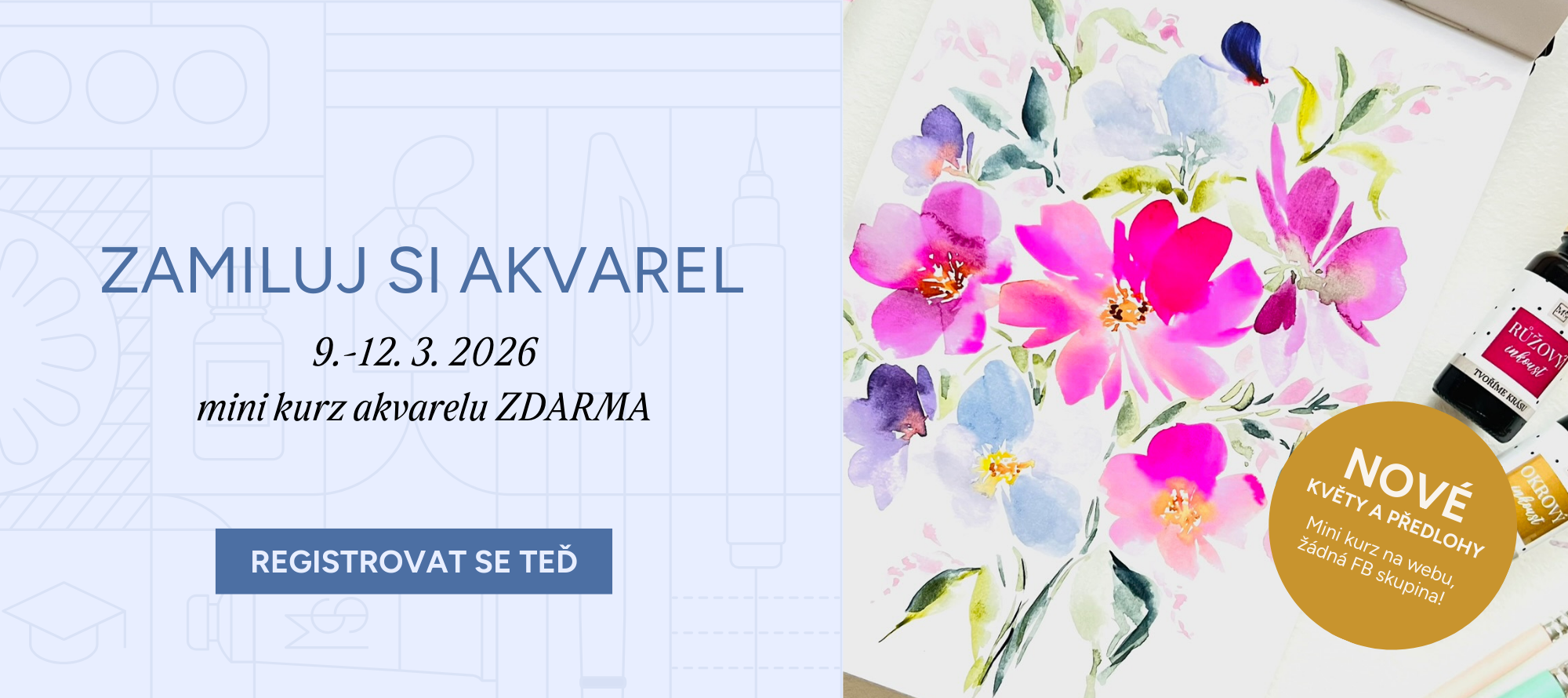 Zamiluj si akvarel Markéta Šímová