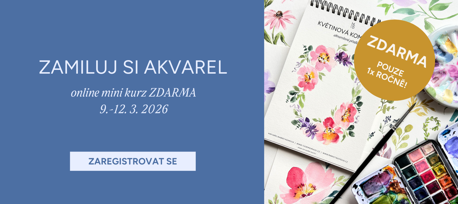 Zamiluj si akvarel Markéta Šímová