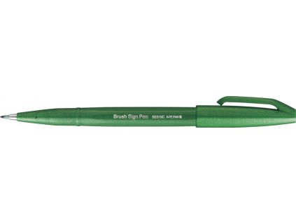 Brushpen Pentel SES15C D Green 1