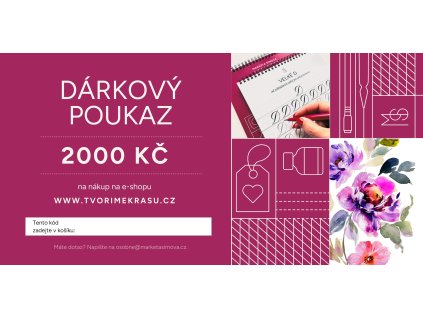 Dárkový poukaz 2 000,-