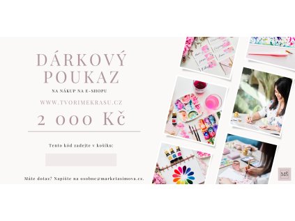 Dárkový poukaz 2 000,-