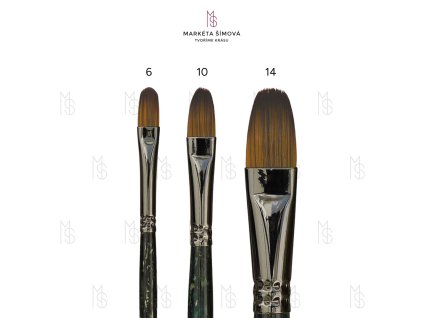 Štětec filbert 1126FR 14 Marketa Simova