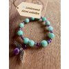 Minerální náramek AMAZONIT a AMETYST