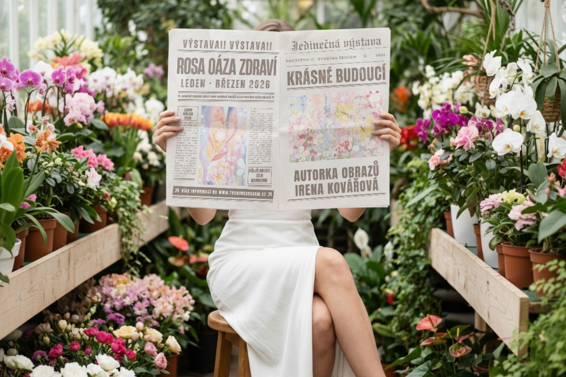 Výstava obrazů Rosa Oáza Zdraví