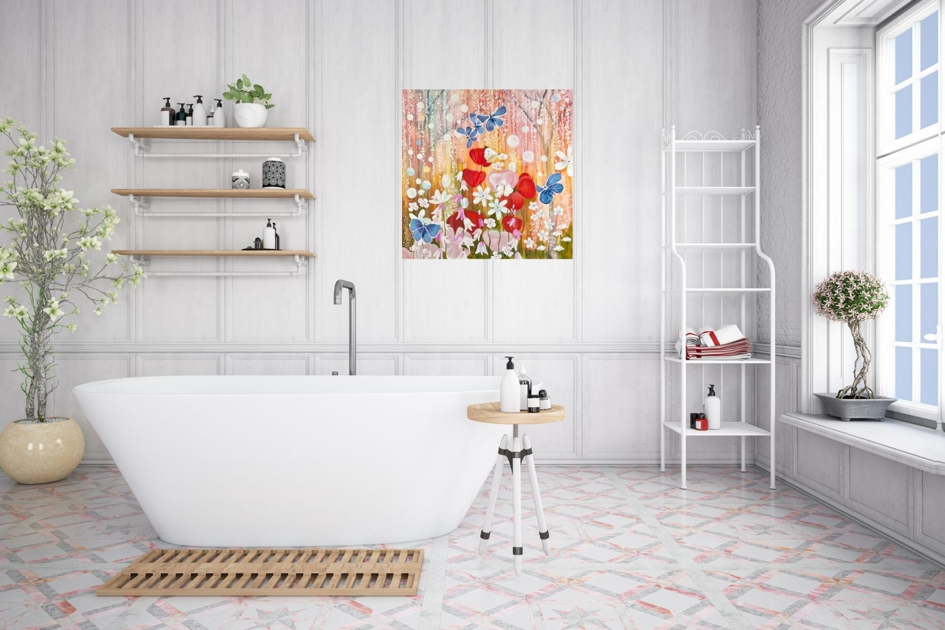 Obrazy v koupelně? Trend, který má smysl