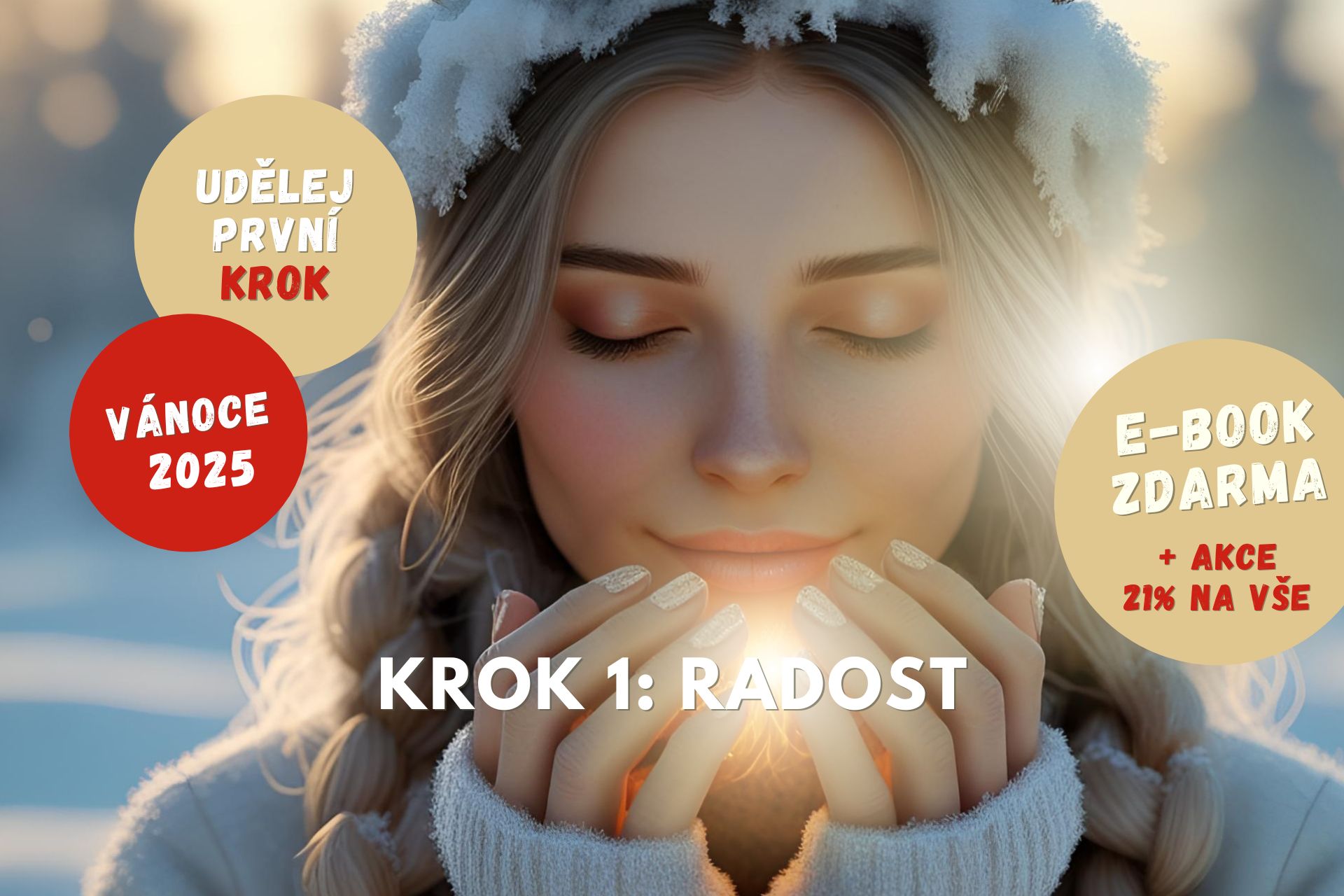 Krok 1: Radost – e-book zdarma + tipy na dárky