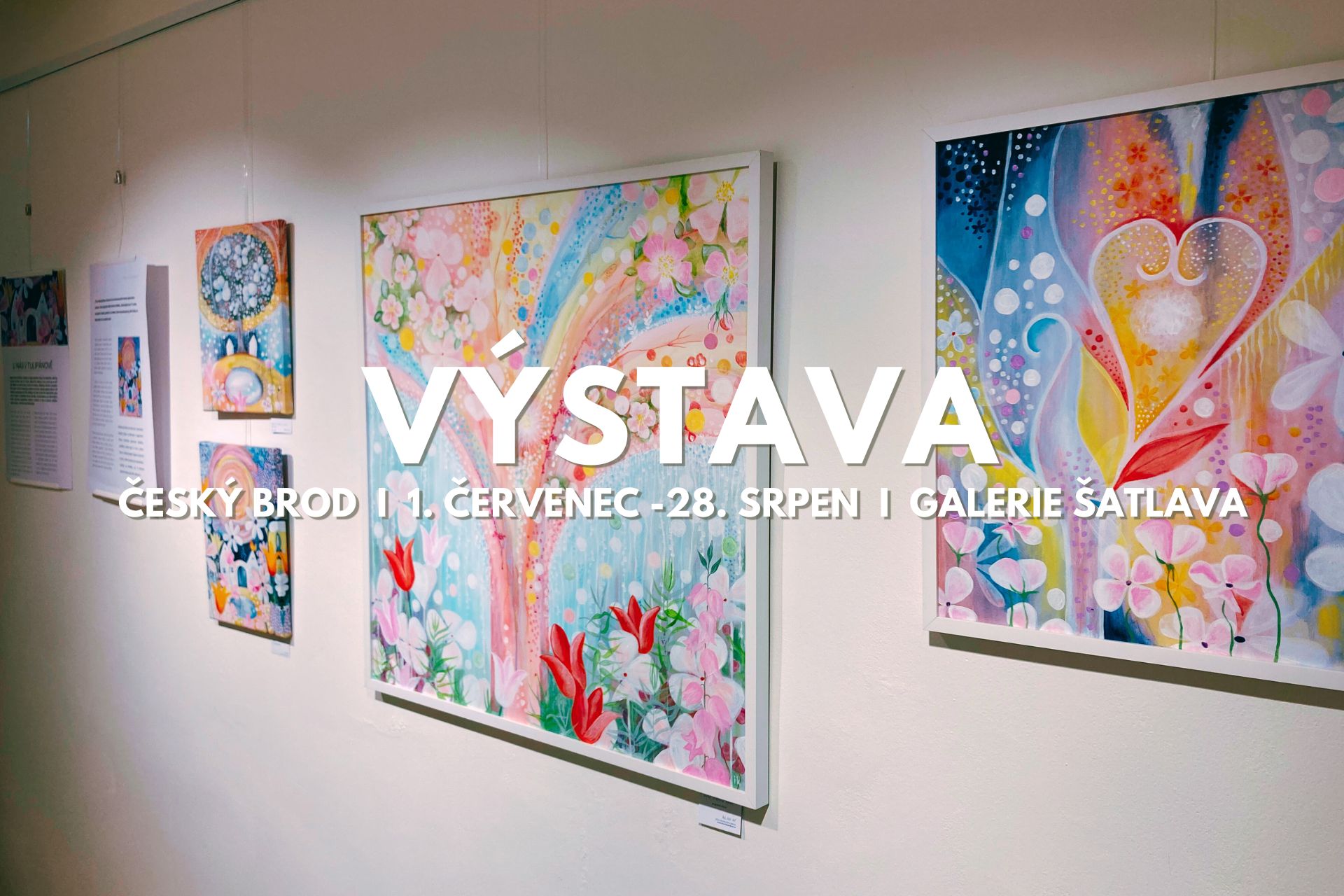 Výstava obrazů Český Brod Galerie Šatlava