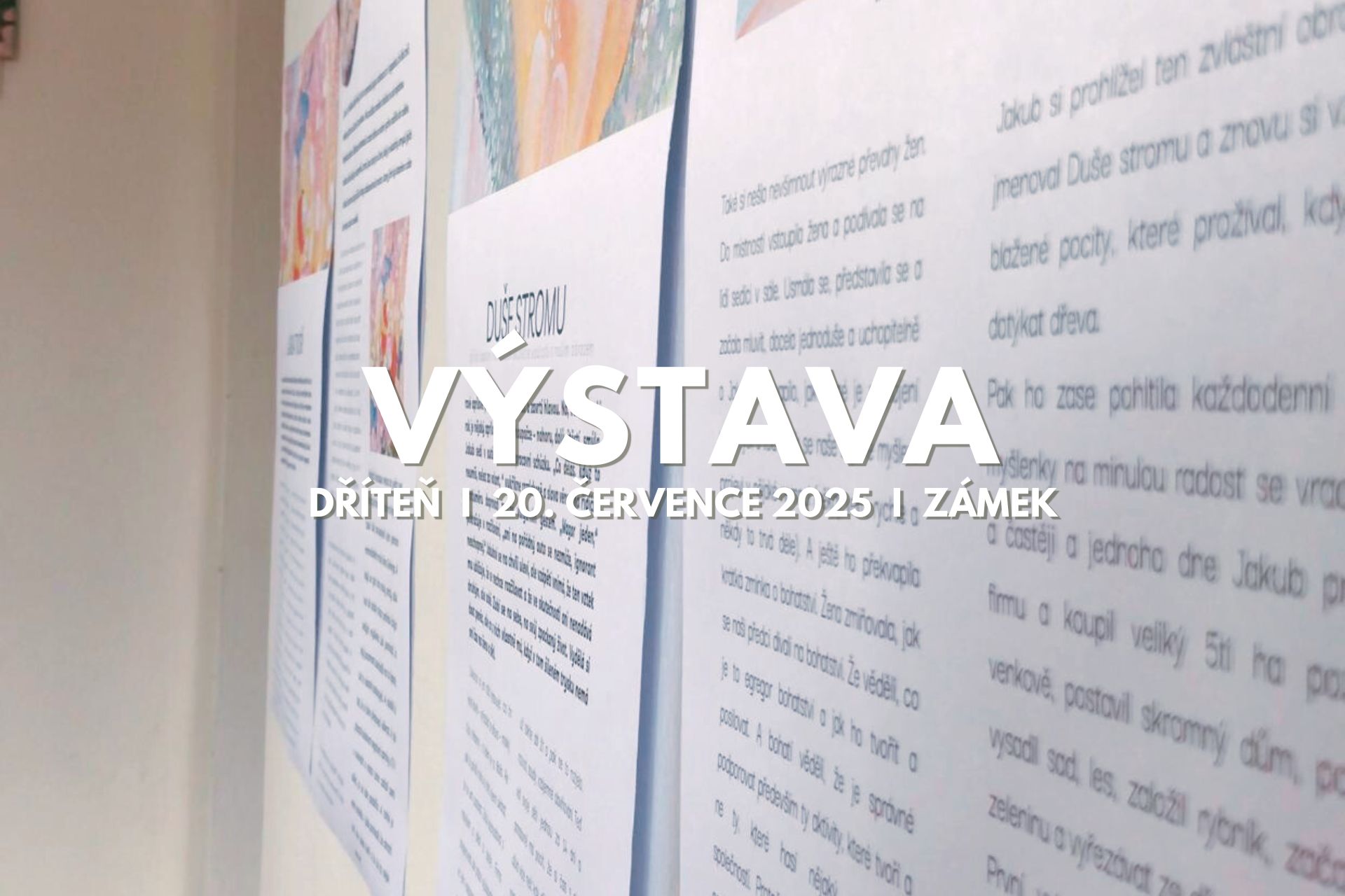 Výstava obrazů Zámek Dříteň