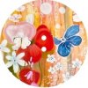 Knoflik odevni s dirkou 2cm Laska tvori (2)